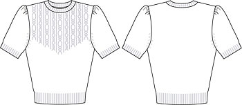 EMMY „The Sweater Girls Staple Sweater“Pulli Kurzarm Mustard