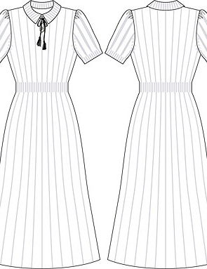 Emmy “The Peachy Keen Dress” Burgundy Kleid