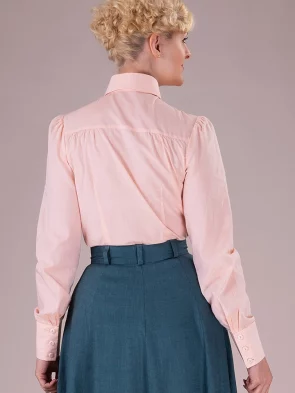 EMMY “The Dandy Dame Shirt” Bluse  Peachy lawn cloth